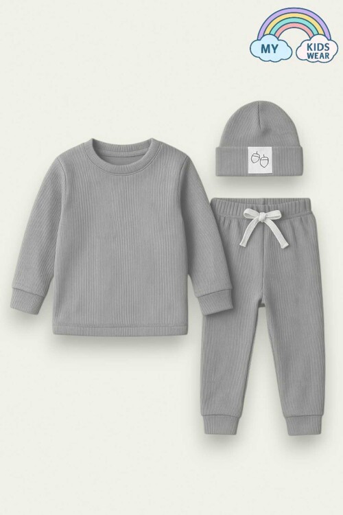 Fitilli Unisex Bebek - Çocuk Üçlü Takım