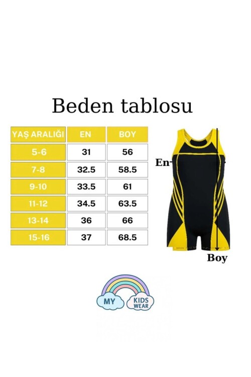 Yüzücü Şortlu Kız Çocuk Mayo